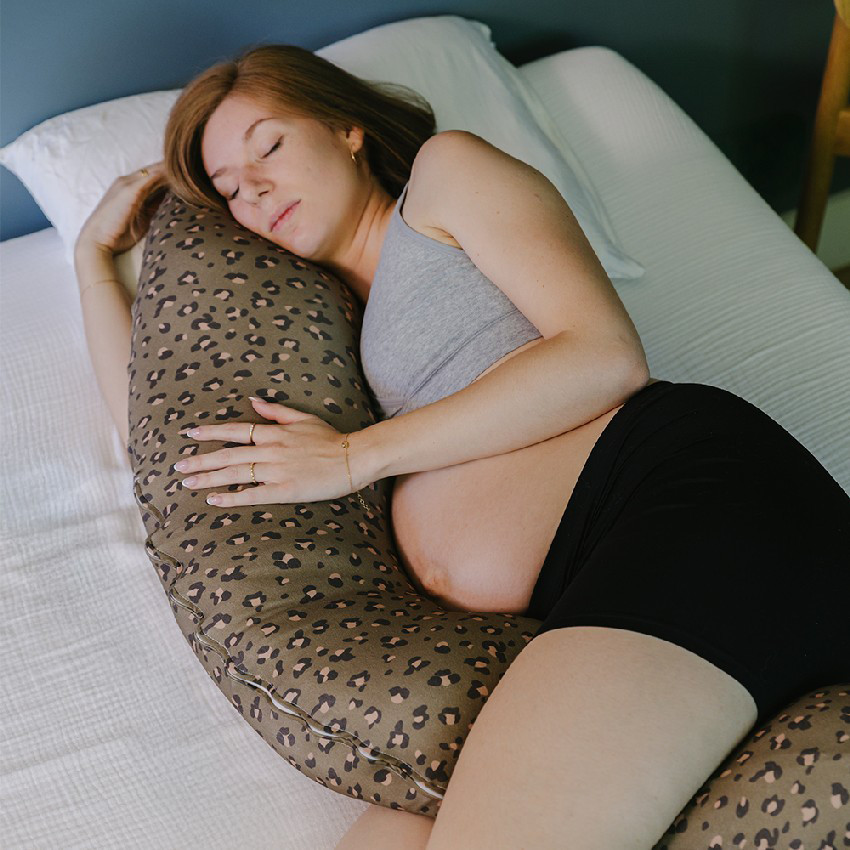 COUSSIN D'ALLAITEMENT BUDDY - LEOPARD BRONZE 