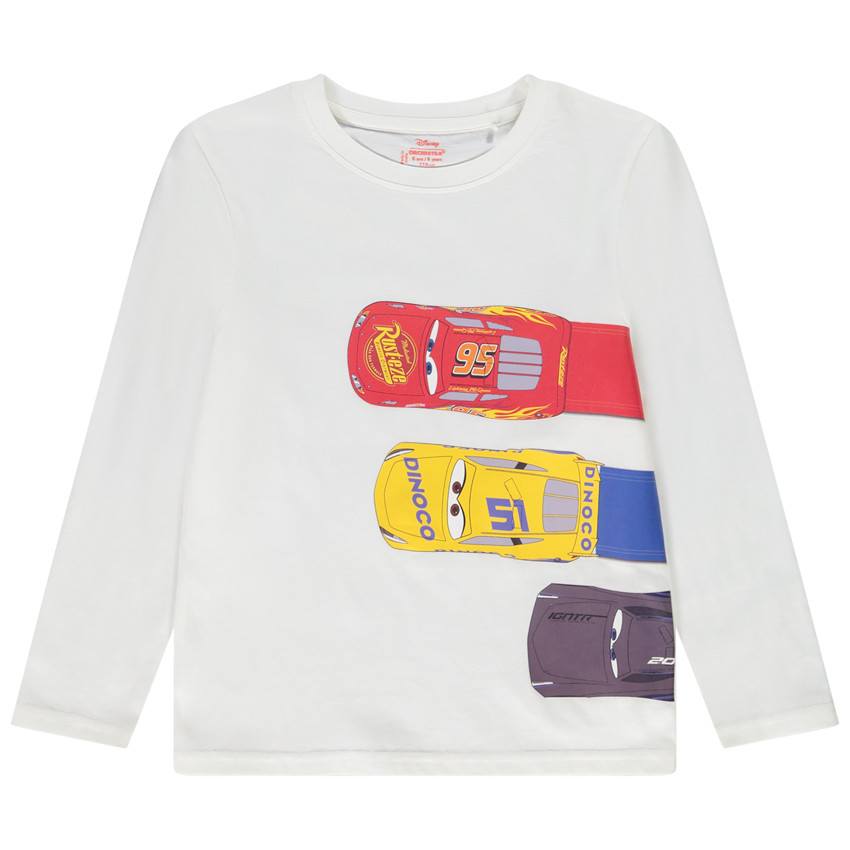 T-shirt lange mouwen print Cars Disney voor jongen 