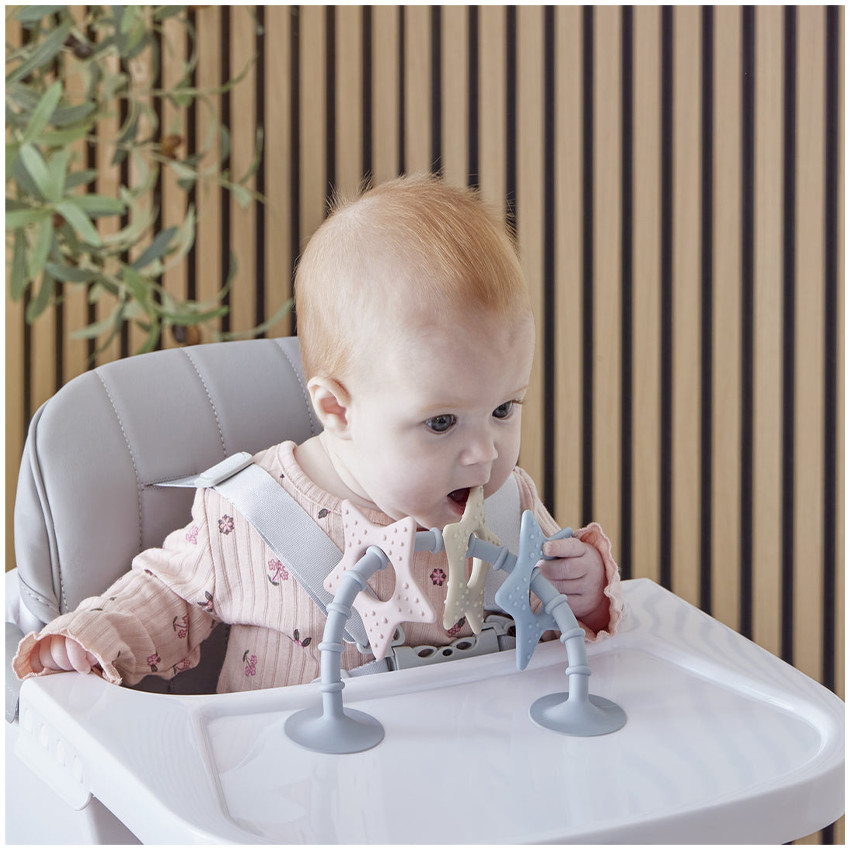 Speelgoed zintuigelijk en bijtring Stick ‘n’ Play  Voor in bad, kinderstoelen  