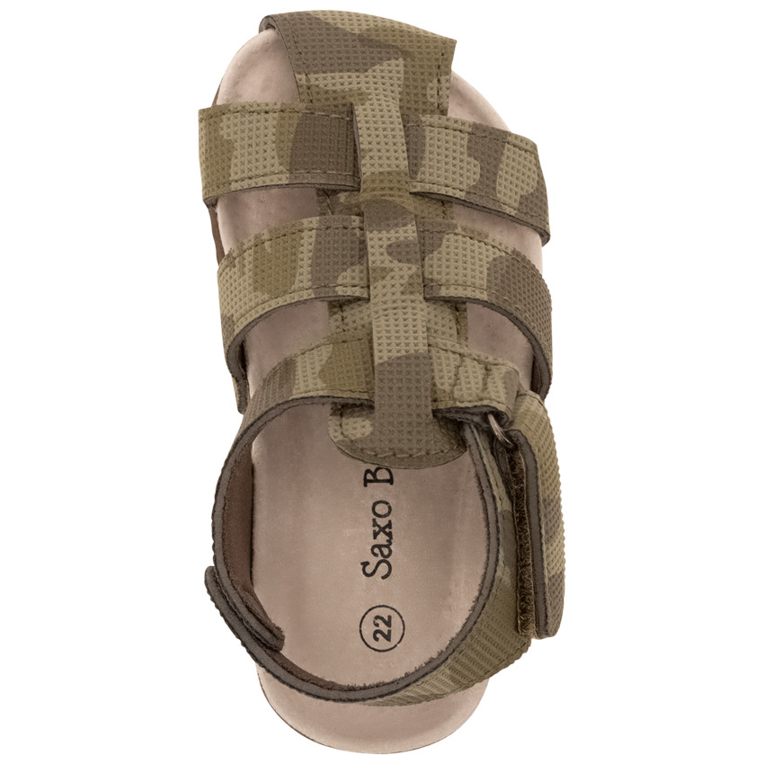 Sandalen met klittenband camouflageprint voor baby jongen 