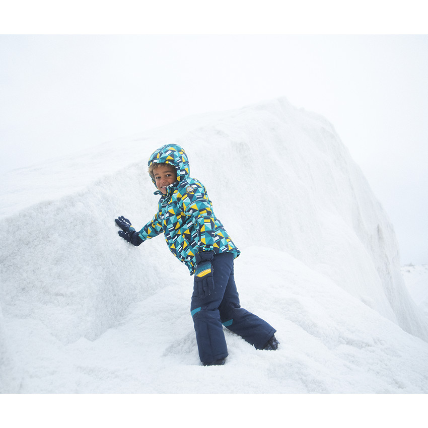 Waterdichte skiwanten met grafische motieven 