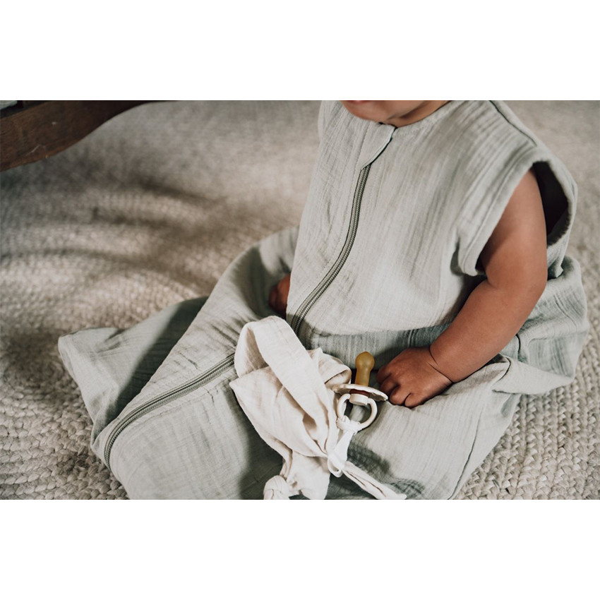 Attache sucette Mouchoir Faroo Warm White 