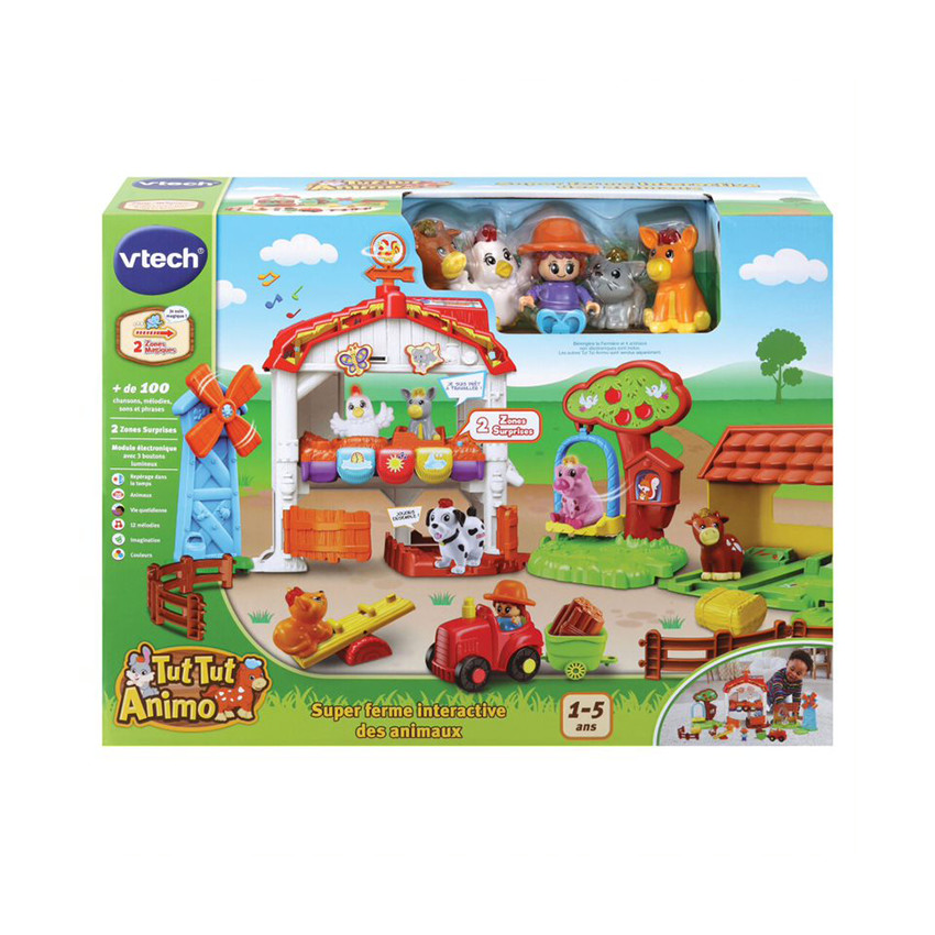 Super ferme interactive des animaux Tut Tut Animo 