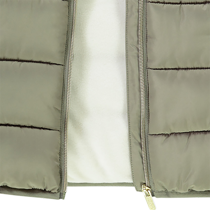 Donsjas met capuchon en microfleece voering voor meisjes 