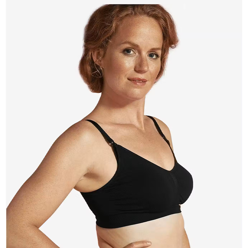 XL - Soutien-gorge d'allaitement sans coutures Noir 