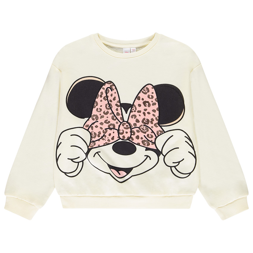 Sweatshirt in molleton Minnie Disney voor meisjes 