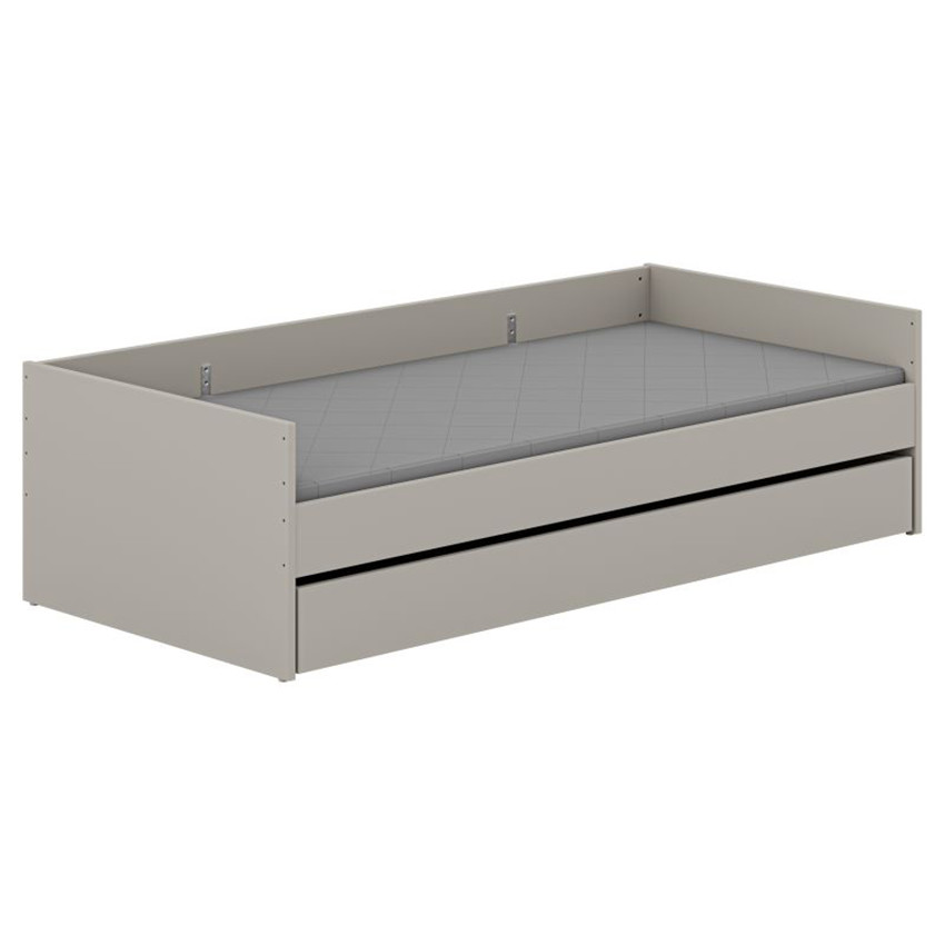 Lit Brother Stu Mezzanine 90x200cm Taupe 