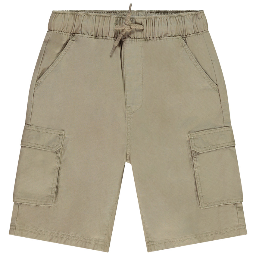 Bermuda effen met meerdere zakken voor jongens 