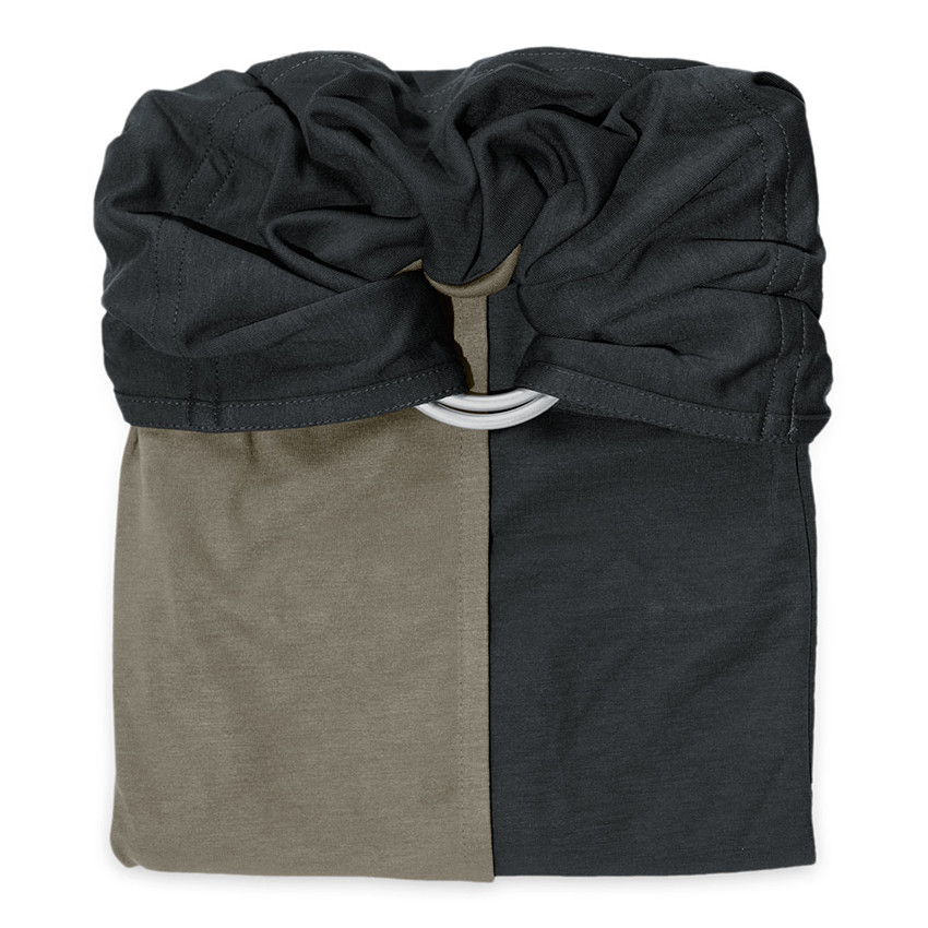 Sling - Petite écharpe sans nœud - Anthracite/Olive 
