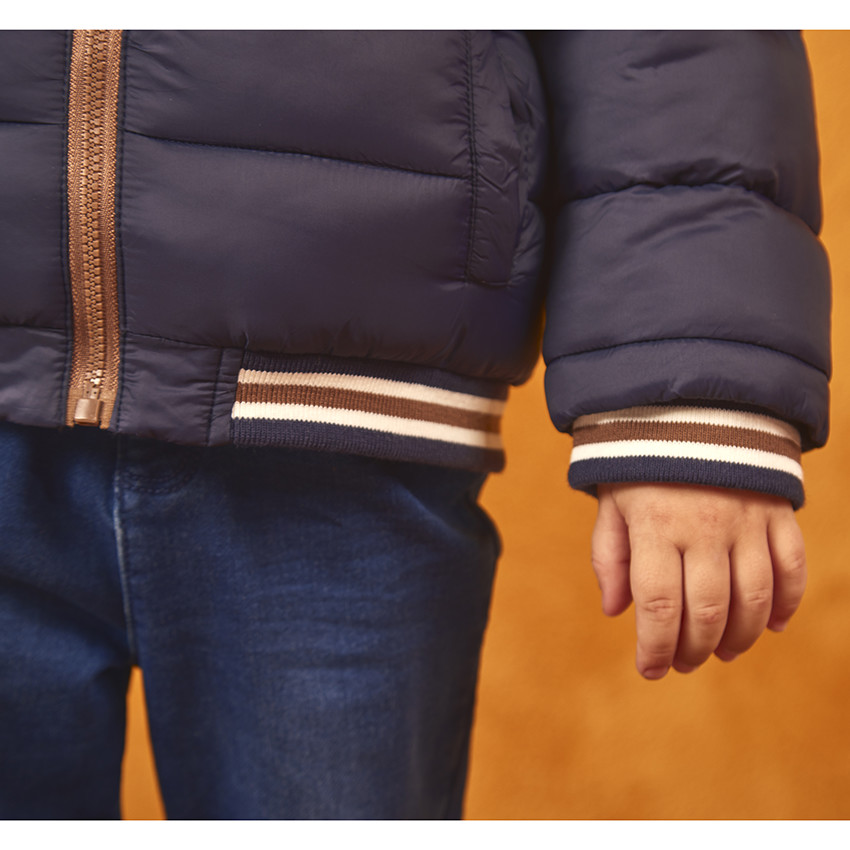 Doudoune effet color block doublée sherpa pour bébé garçon 