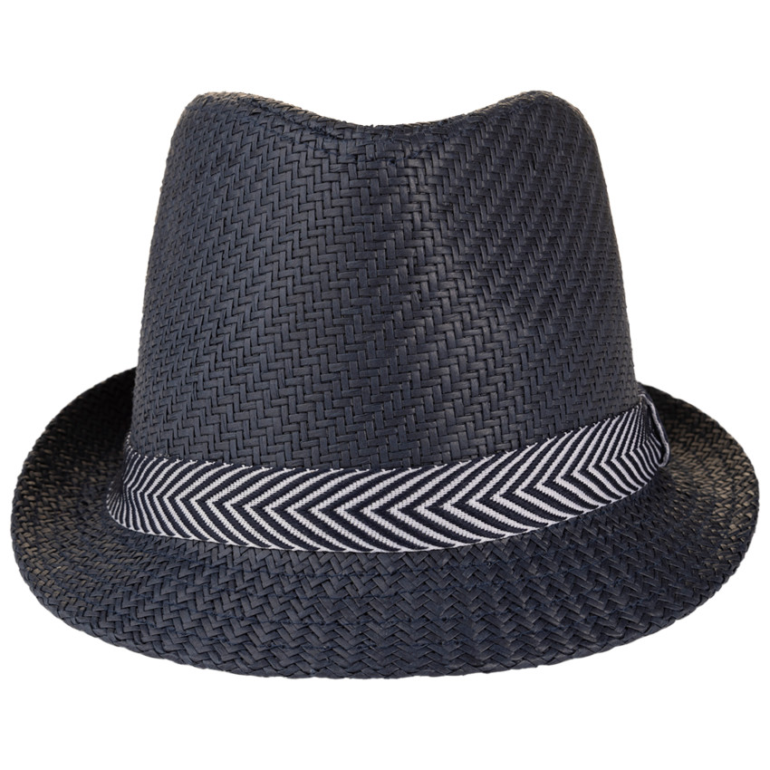 Vlecht Borsalino met gevlochten galon voor jongen 