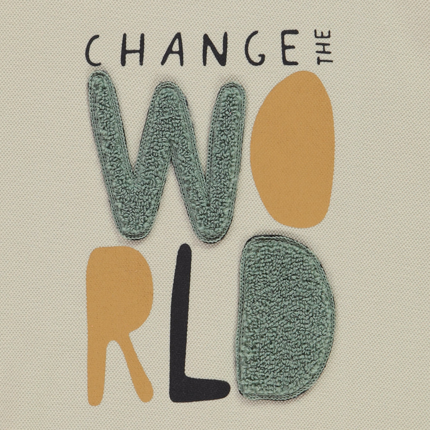 Ensemble jogging à patchs bouclettes pour garçon 