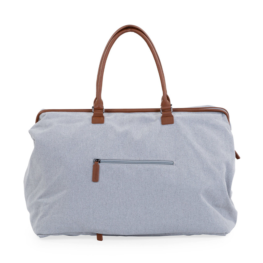 Sac à langer + matelas Mommy Bag canvas gris 