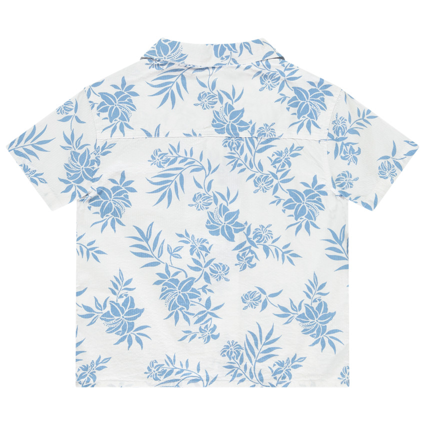 Chemise manches courtes imprimé feuillage pour garçon 