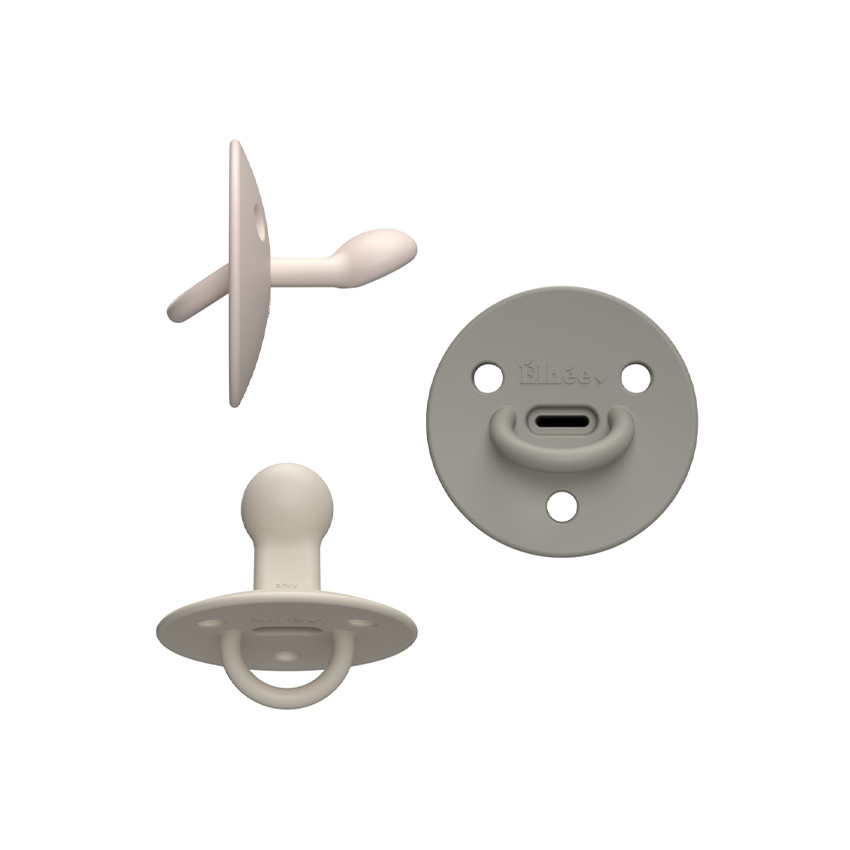 Sucette Choo Choo en silicone kaki T1 