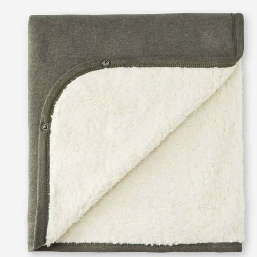 Deken Teddy 95X75 multifunctioneel Forest Green 