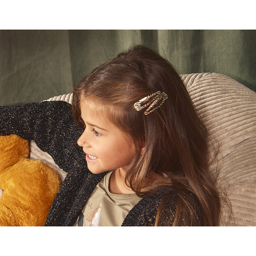 Set van 8 fantasie haarspeldjes met dieren voor meisjes 