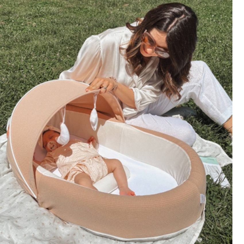 Couffin Baby Nest - Air Flow 2.0 - Bamboom - Nude Pink 