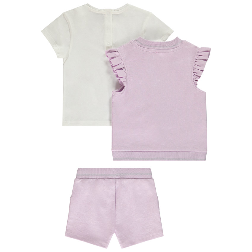 Set van 3 fleece stukken met Minnie Disney vest voor baby meisje 