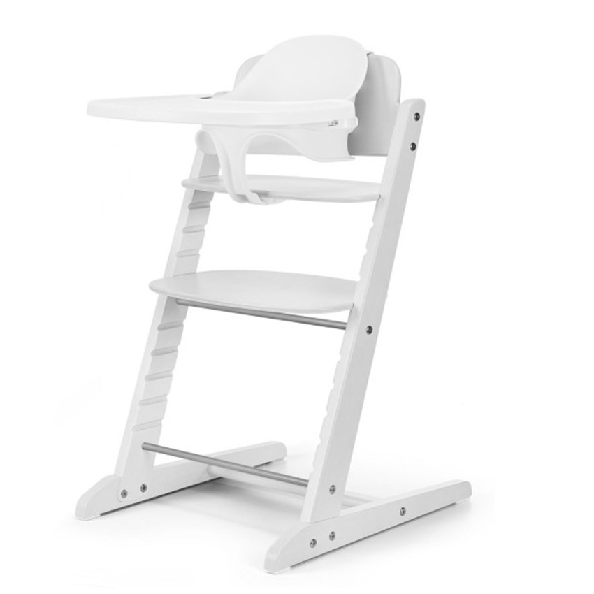 Hoge kinderstoel Iris 3-in-1 All White 