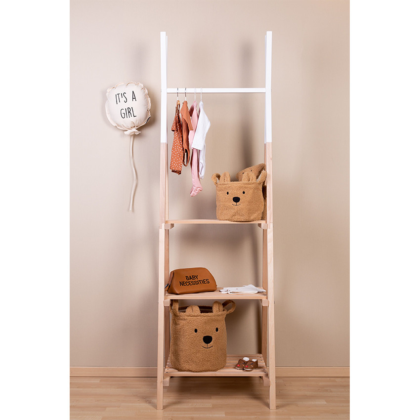 Panier de rangement Teddy 25 x 20 x 20 cm - Beige  