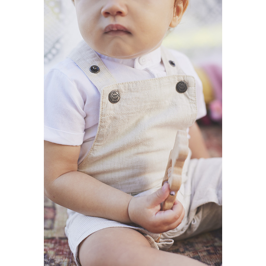 Chemise manches courtes à col mao 