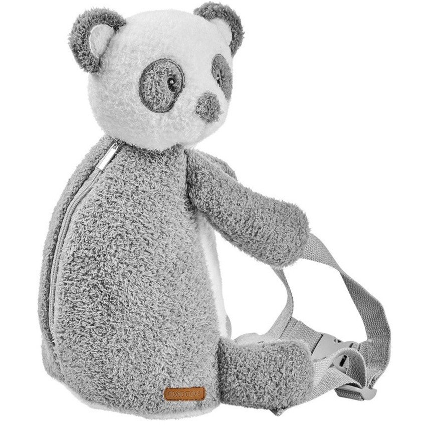 Sac à dos Teddy panda - Gris/blanc 