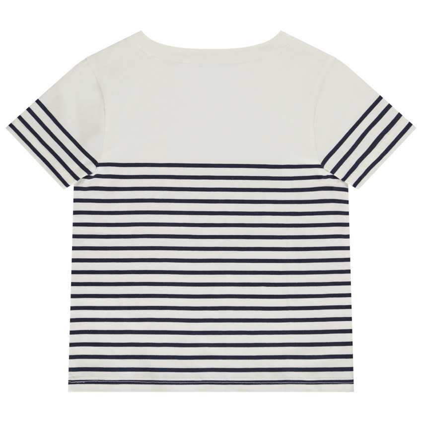 T-shirt van jersey in matrozenstijl met korte mouwen en Warner Bugs Bunny-print voor jongens 