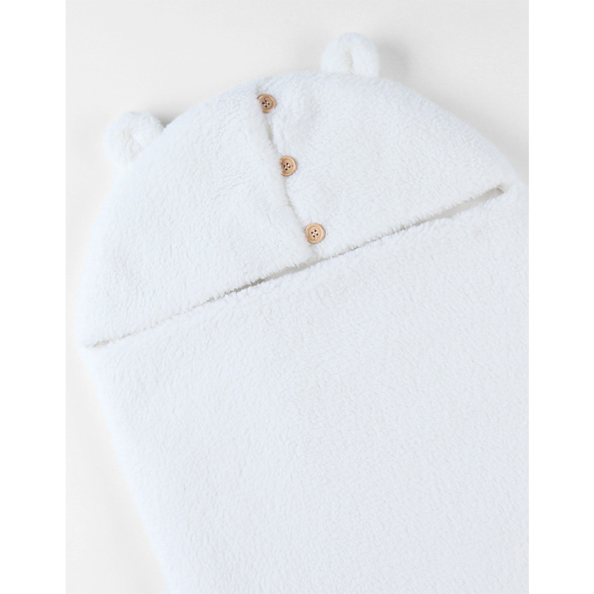 Nid d'ange Sherpa pour siège auto 0+ M&M Ecru 