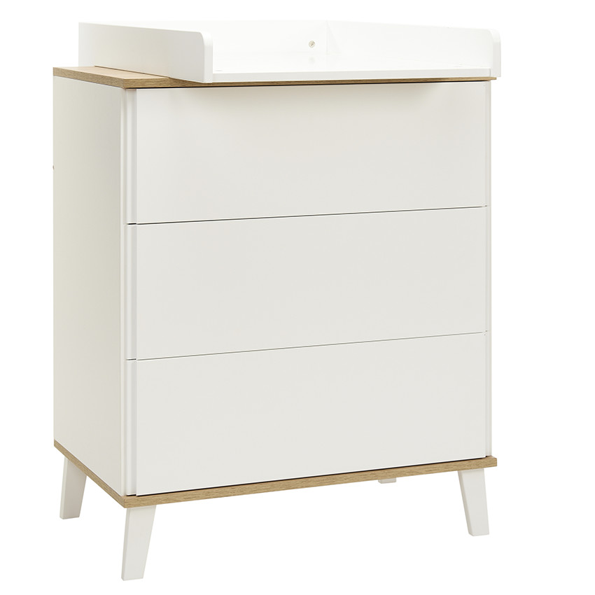 Commode met 3 lades in hout Noah 