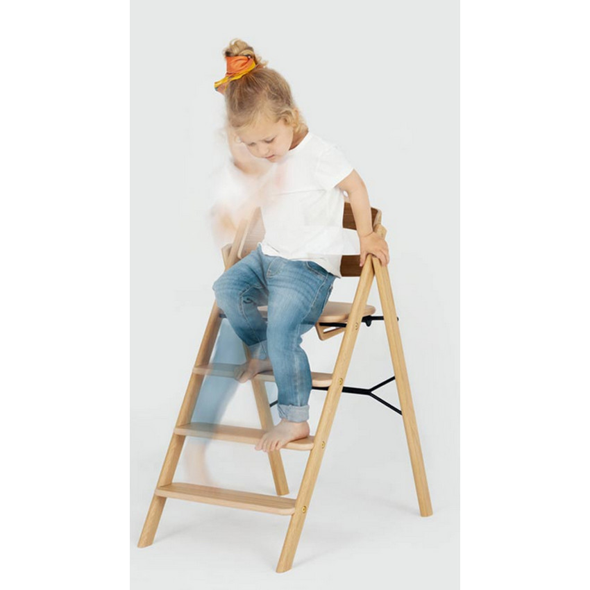 Hoge stoel Kaos Klapp evolutief opvouwbaar Eik 