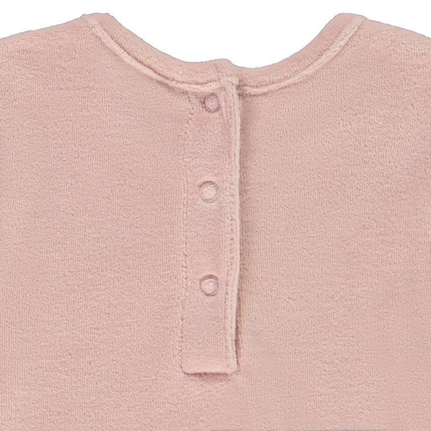 Pyjama 2 pièces t-shirt + pantalon en velours imprimé Minnie Disney pour bébé fille 