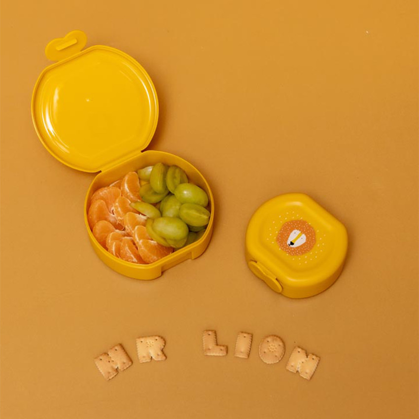 Lot de 2 lunchbox gigognes Mr. Lion jaune 