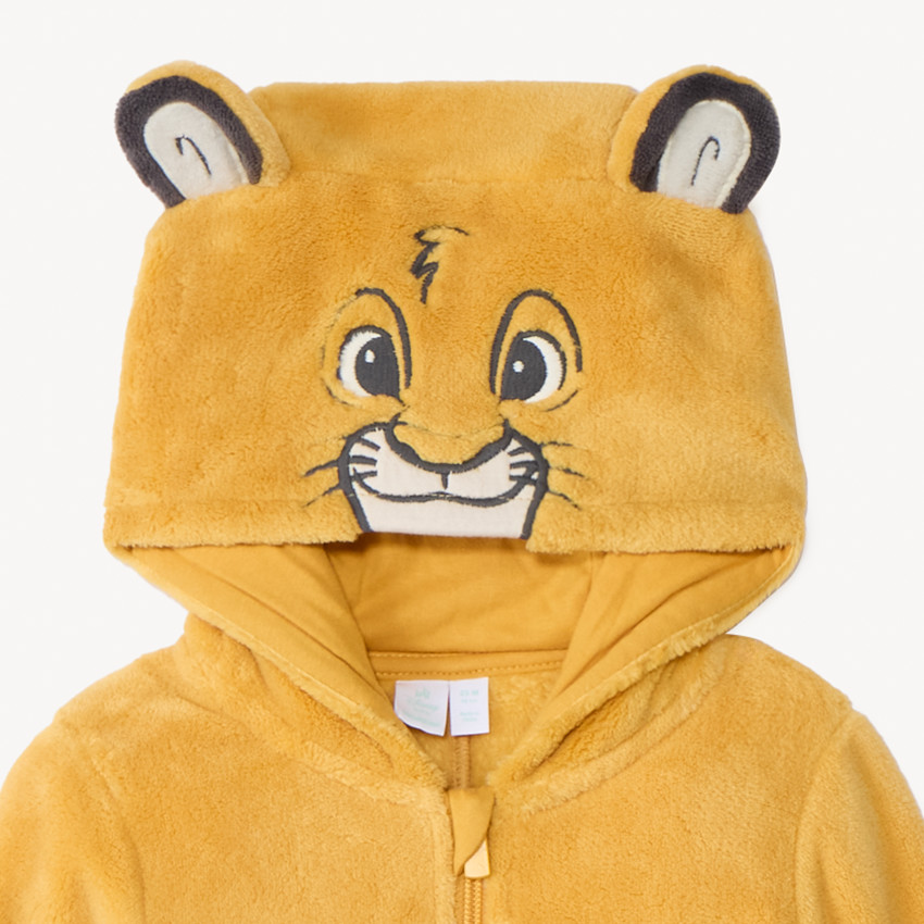 Surpyjama ludique en sherpa Le Roi Lion Disney pour bébé garçon 