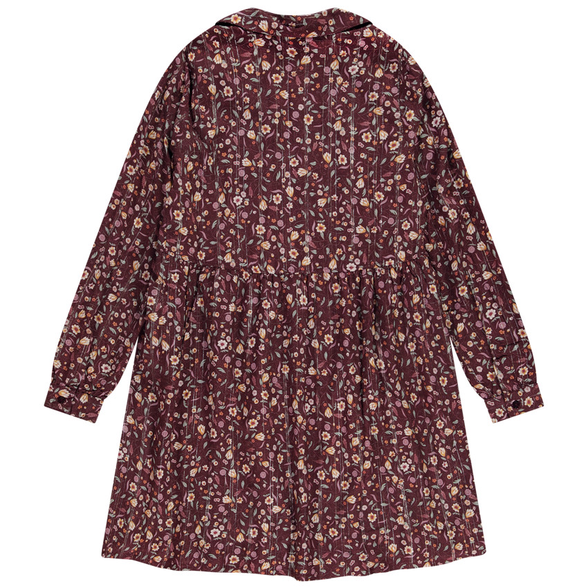 Lange mouwen jurk met bloemenprint voor vrouwen 