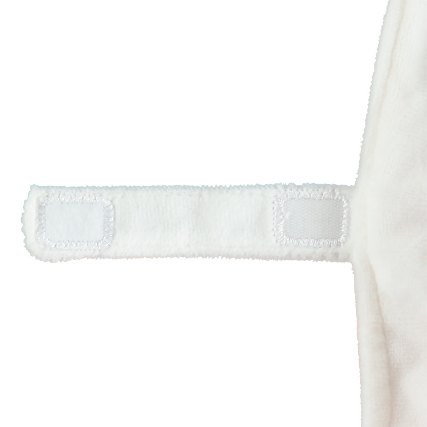 Doudou plat forme chat avec lien à scratch 