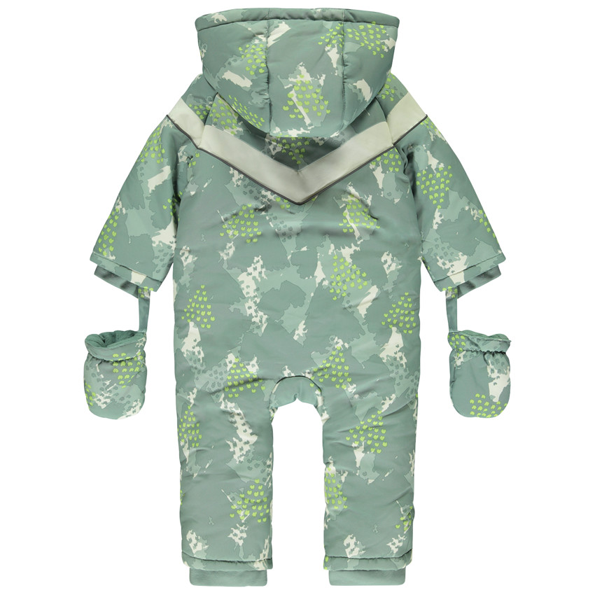 Combinaison de ski + capuche amovible pour bébé garçon 