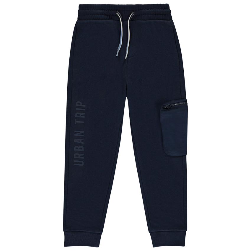 Jogging fleece met ritszak voor jongen 