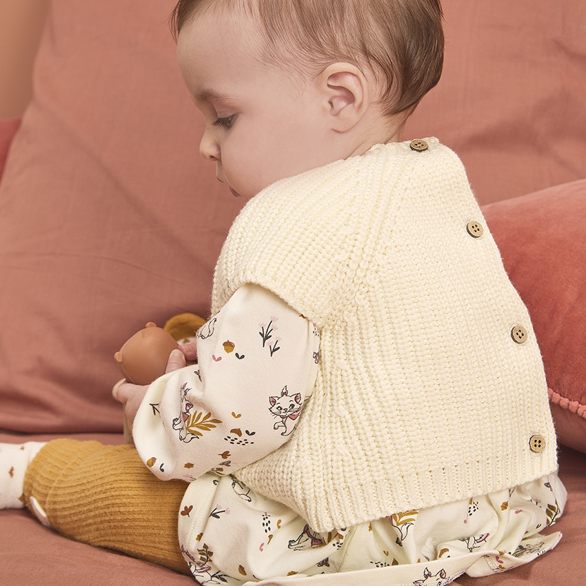 Set van 3 delen met bedrukte jurk Marie Disney voor meisjes 