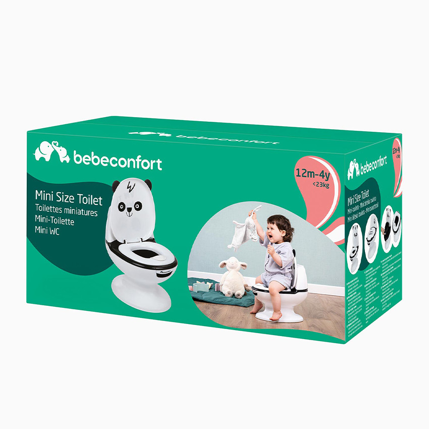 Mini toilette Panda Blanc/Noir  