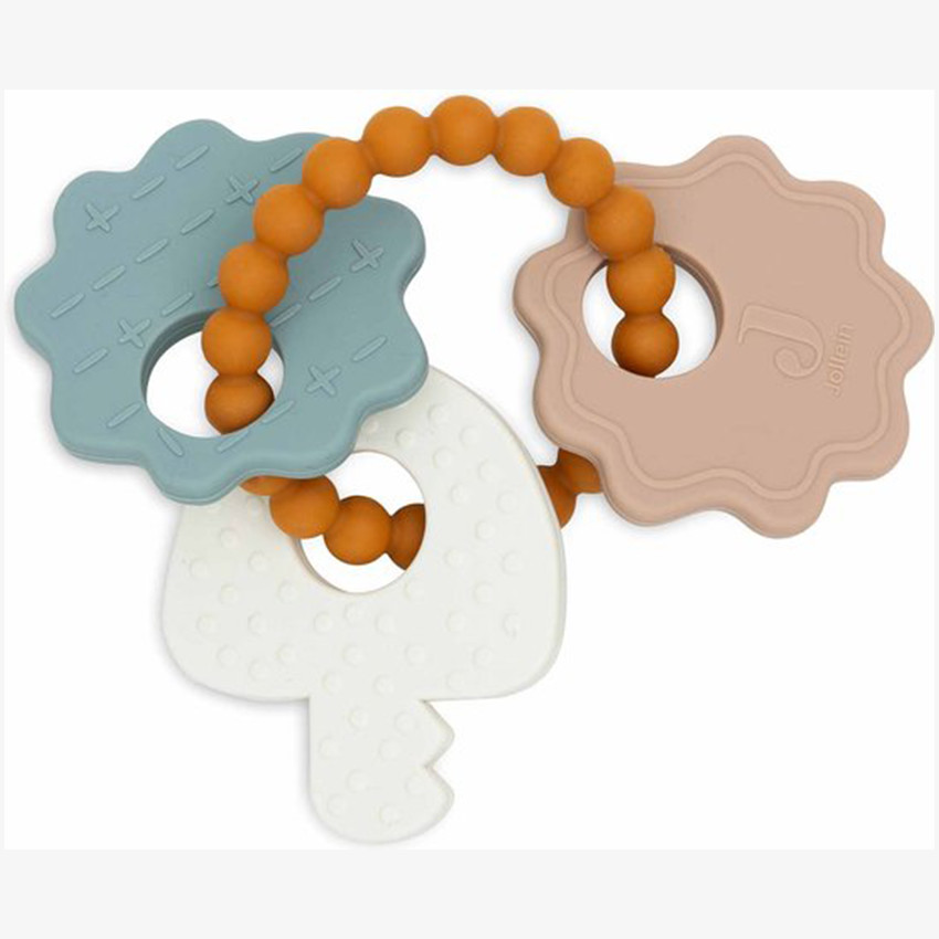 Anneau de dentition porte-clés silicone Lovely Birds 