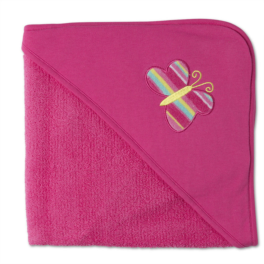 Cape de bain éponge avec broderies 