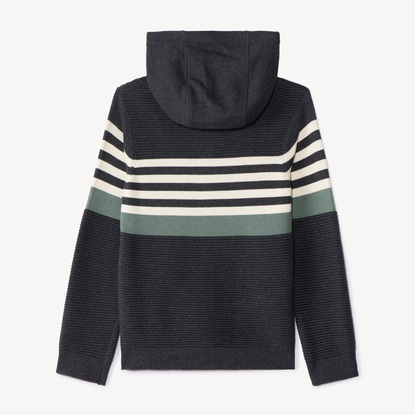 Gilet en tricot fantaisie effet color block pour garçon 