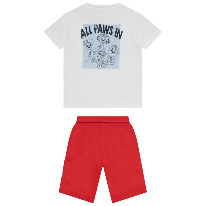 Kort 2-delig setje Paw Patrol voor jongens 