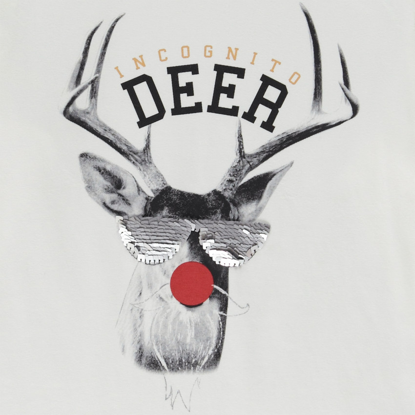 Langarm T-shirt met magische pailletten voor jongen 