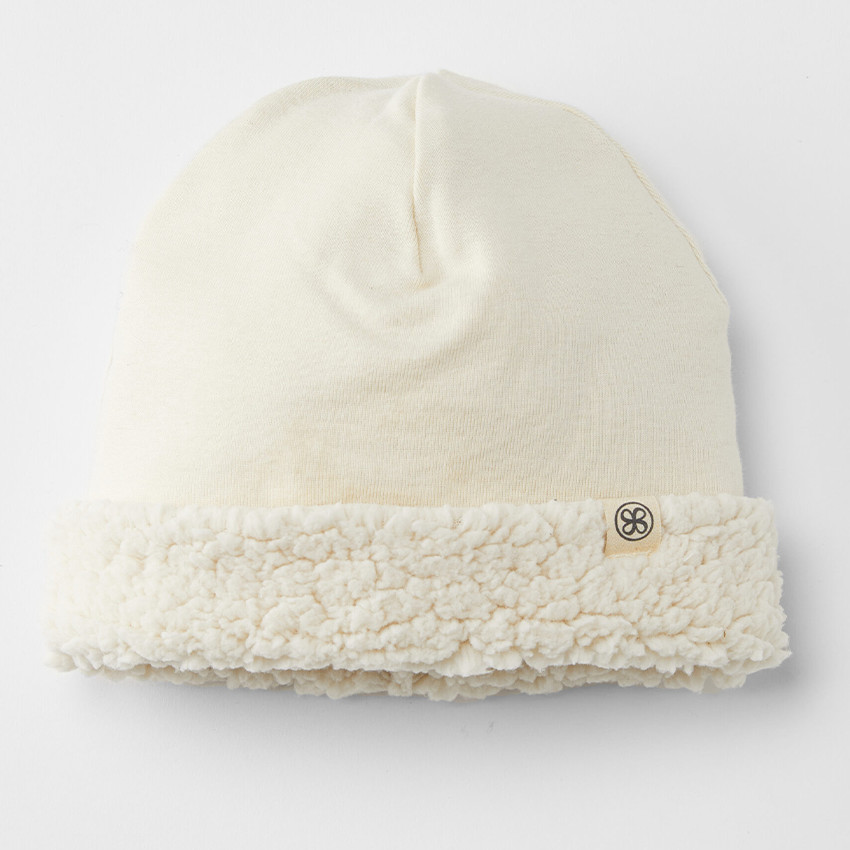 Muts Teddy 6-12m omkeerbaar Off-White 