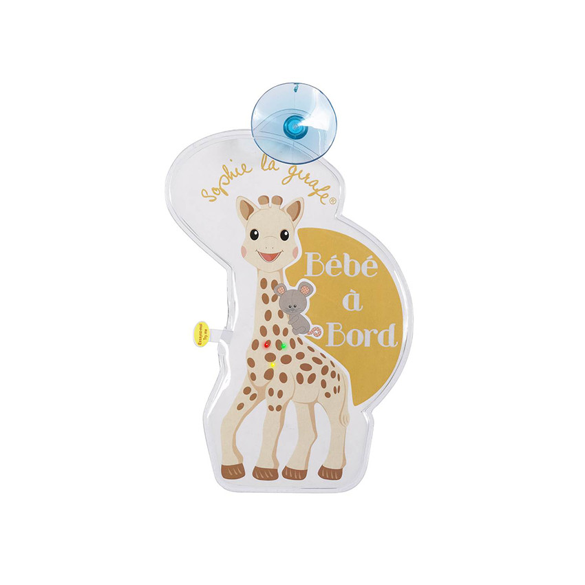 Bébé à bord lumineux Sophie la girafe