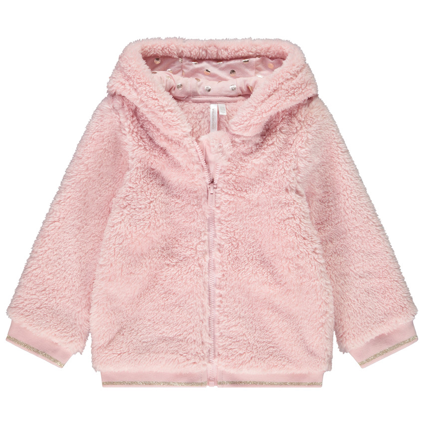 Fleece vest voor meisjes in sherpa 