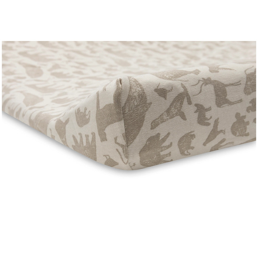 Housse de matelas à langer 50 x 70 cm Animals nougat 