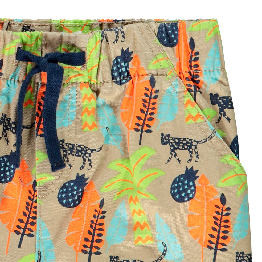 Bermuda imprimé jungle pour bébé garçon 